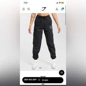 Built Graphic Gymshark joggers
